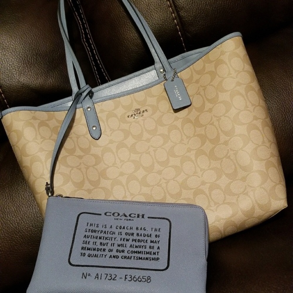 COACH Signature Reversible tote